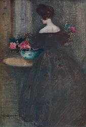 Pivoňky, c1887-1906, 1906.