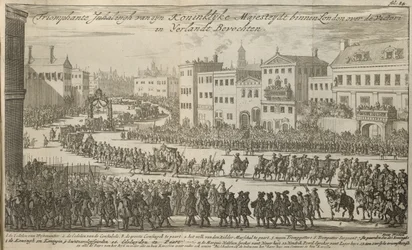 Průvod za krále Viléma III