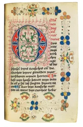 Kniha hodin a modlitební kniha v holandštině, Dolní Porýní, Emmerich, Cleves, kolem 1480