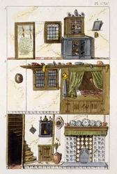Ilustrace z Magazine of Garden Gems od G Van Laara, 1802