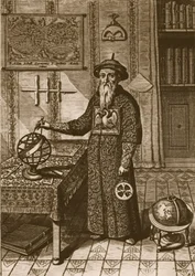 Johann Adam Schall von Bell, z knihy China Illustrata od Athanasia Kirchera, 1667.