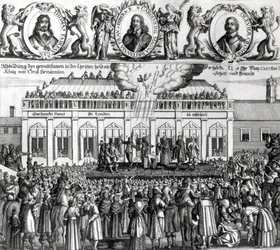 Poprava stětím krále Karla I. (1600-49), 1649