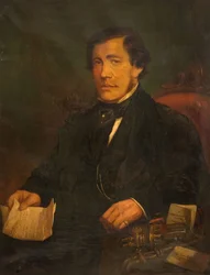 Portrét Jamese Ferna Webstera, 1862.