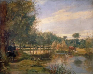 „Izaak Walton fishing“, 1850.