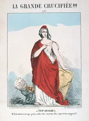 Alegorie republikánské Francie, 1871.