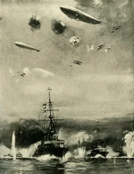 Britský nálet na Cuxhaven, Štědrý den, 1914, c1920.