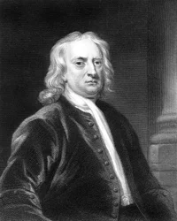 Isaac Newton , anglický matematik, astronom a fyzik, 1818.