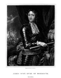 James Scott, 1. vévoda z Monmouthu, některými uznáván jako James II z Anglie, 1826.