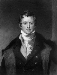 Sir Humphrey Davy, cornwallský chemik a fyzik, 1845.