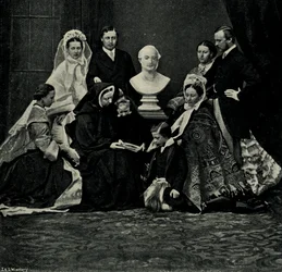 A Royal Family Group, 10. března 1863, c1897.