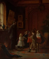 Vánoční čas, The Blodgett Family, 1864.