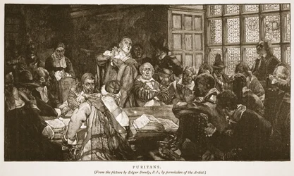 Puritans, ilustrace z 