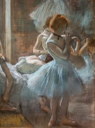 Tanečníci (detail). 1884-1885. Pastel na papíře.