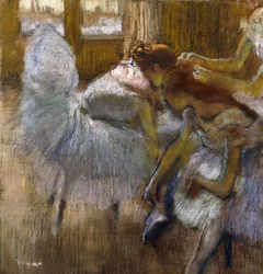 Tanečníci v klidu, kolem roku 1885