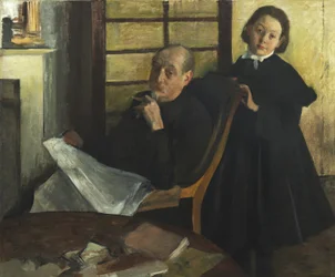 Henri Degas a jeho neteř Lucie Degas