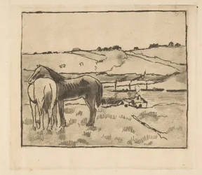 Koně na louce, 1891-92.