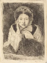 Marguerite De Gas, sestra umělce (Marguerite De Gas, soeur de l