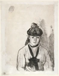 Portrét Ellen Andrée, kolem roku 1876