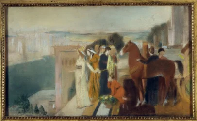 Semiramis staví Babylon
