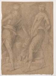 Studie po Andrea Mantegna, "Parnassus", c.1854-56