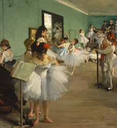 Taneční třída, 1874.