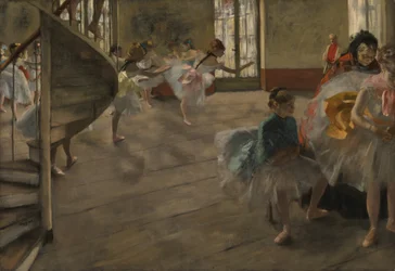 The Rehearsal, cca 1877 (olej na plátně)