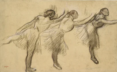 Tři studie baletky, konec 19. století