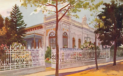 Vilino Nair, rezidence admirála barona de Teffé von Hoonholtz, Petropolis, 1914