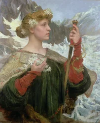 Edelweiss (olej na desce)