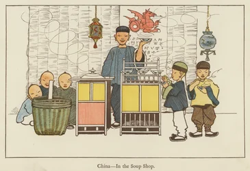 Čína, v obchodě s polévkami