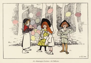 Kensingtonské zahrady, vzduchové balóny