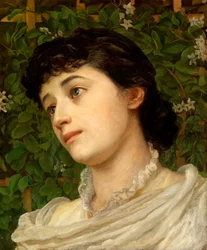 Zesnulá paní Charles Stuart-Wortley (olej na papíře položeném na plátně)
