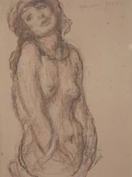 Akt (pastel na papíře)