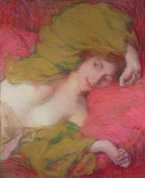 Farniente (pastel na papíře)