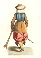 mušketýr francouzských Flander