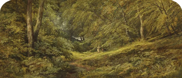 Sketch - In the Woods (olej na plátně)
