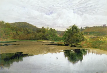 The Pool, 1860 (wc a pero a inkoust na papíře)