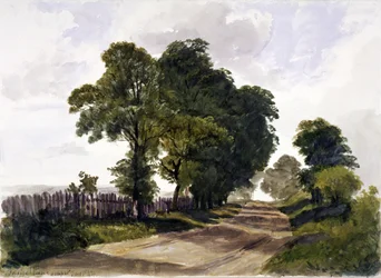 Belsize Lane, Hampstead, Londýn, 1842