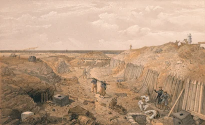 Příkop Bastion Du Mat, 1856