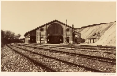 Nádraží Longueau, 1855 (foto)