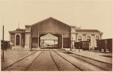 Toulon, Gare (Toulon, nádraží),1861 nebo později (foto)