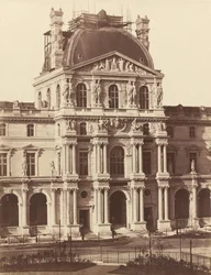 Pohled na Louvre, 1855-1857.