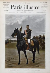 Jezdecký portrét generála Georgese Boulangera (1837-1891), politika „po Edouard Debat Ponsan (Debat-Ponsan