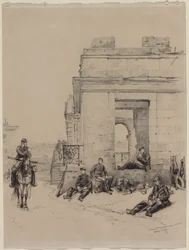 Vojáci na odpočinku, 1878.