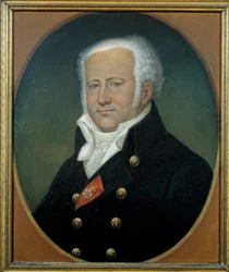 Portrét Jeana Nicolase Barona Corvisarta (1755-1821) doktora Napoleona I. Obraz Edouarda Dru (19. století)