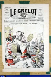 Obálka „“Le Grelot“, číslo 905, Satirický v barvách
