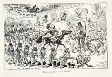 Odchod hladovějících 2. prosince z Dějin třetí republiky, sv. I, Politické dějiny, nakl. 1933