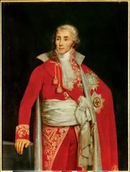 Portrét Josepha Fouche, vévody z Otranta (1759-1820) v šatech ministra generální policie Malba Edouarda Louise Dubufeho (1820-1883). 19. století. Ztlumit. 1,31 x 0,98 m.