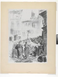 La Barricade (litografie na lepici v Číně)