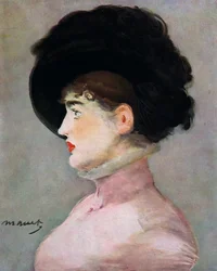 Vídeňanka: Portrét Irmy Brunnerové, 1882.